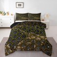 thumbnail image 1 of Erosebridal Geometry Bedding Full Comforter Set, Bling Stars Down Comforter, Octer Space Room Decor, Microfiber 3-Piece, 1 of 7