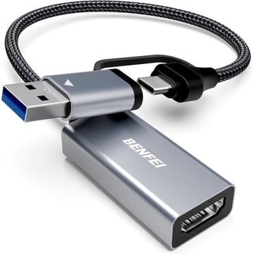 BENFEI Video/Audio Capture Card Supporting Full HD 1080P 60FPS for Streaming, Recording, Gaming