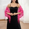 thumbnail image 3 of Elegant Lace Shawl Scarf For Bridal Wedding Evening Gown And Formal Party Versatile Triangle Wrap Wraps 2, 3 of 3