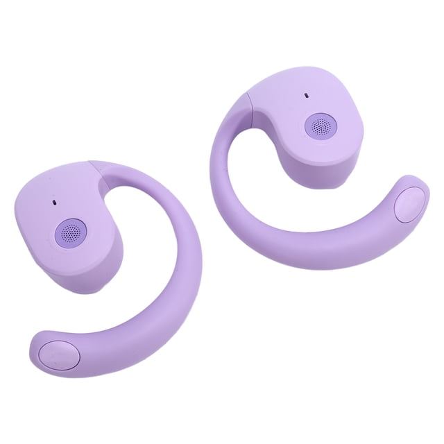 Ear Hook Translator Earbuds, Language Translator Earbuds 4 Modes Effective Distance 10-15m 5.4 for Business Black,Purple,Beige