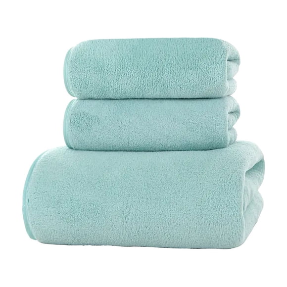 Ohufall Soft Linen 3 Pc Towel Set 1 Bath Towel 1 Hand Towel 1 Washcloth Towels For Bathroom Towel Set For Adults Highly Absorbent Cotton Bath Towels Large Bath Towels