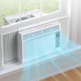 thumbnail image 1 of 6000 BTU Window Air Conditioner with WIFI Function and Fixed-Speed Operation, ABS Housing, for Small Rooms, Compact Window-Mount AC for Bedroom or Apartment, White, 1 of 7