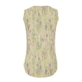 thumbnail image 4 of Birdeem Womens Print Tank Tops V-Neck Basic Casual Flowy Summer Sleeveless T-Shirt, 4 of 12