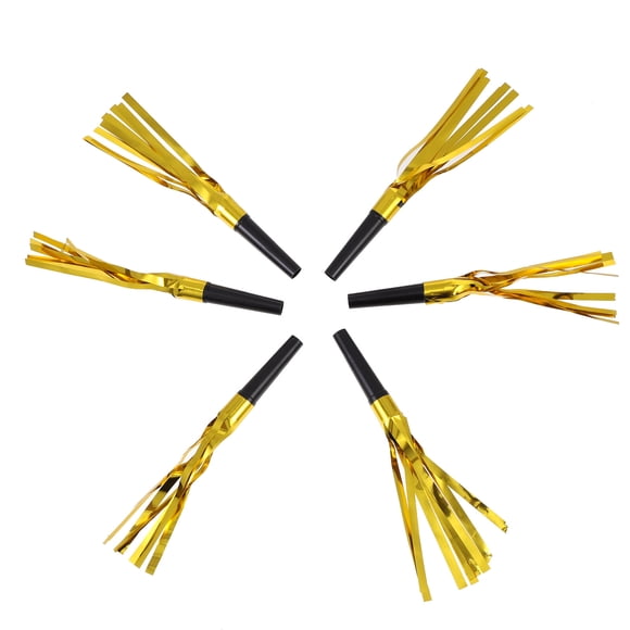 Weiweiguan 30 Pcs Souffleuses de Fête Pailletées à Franges Sifflets Décoratifs Soufflets pour Anniversaire