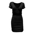thumbnail image 2 of Gspmoly Robes d'Été, Robe Chandail Imprimée à Col Rond et Manches Courtes pour Femmes, Robes de Soirée pour Femmes en Liquidation, 2 of 3