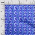 thumbnail image 2 of oneOone Rayon Blue Fabric Geometrical Craft Projects Decor Fabric Printed By The Yard 56 Inch Wide, 2 of 5