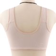thumbnail image 4 of LNGOOR Front Closure Bras For Women Plus Size Full Coverage Bras Front Button Shaping Cup Shoulder Strap Bras Post Surgery Brassiere Sports Bra Wireless Minimizer Extra-Elastic Bra Everyd, 4 of 7