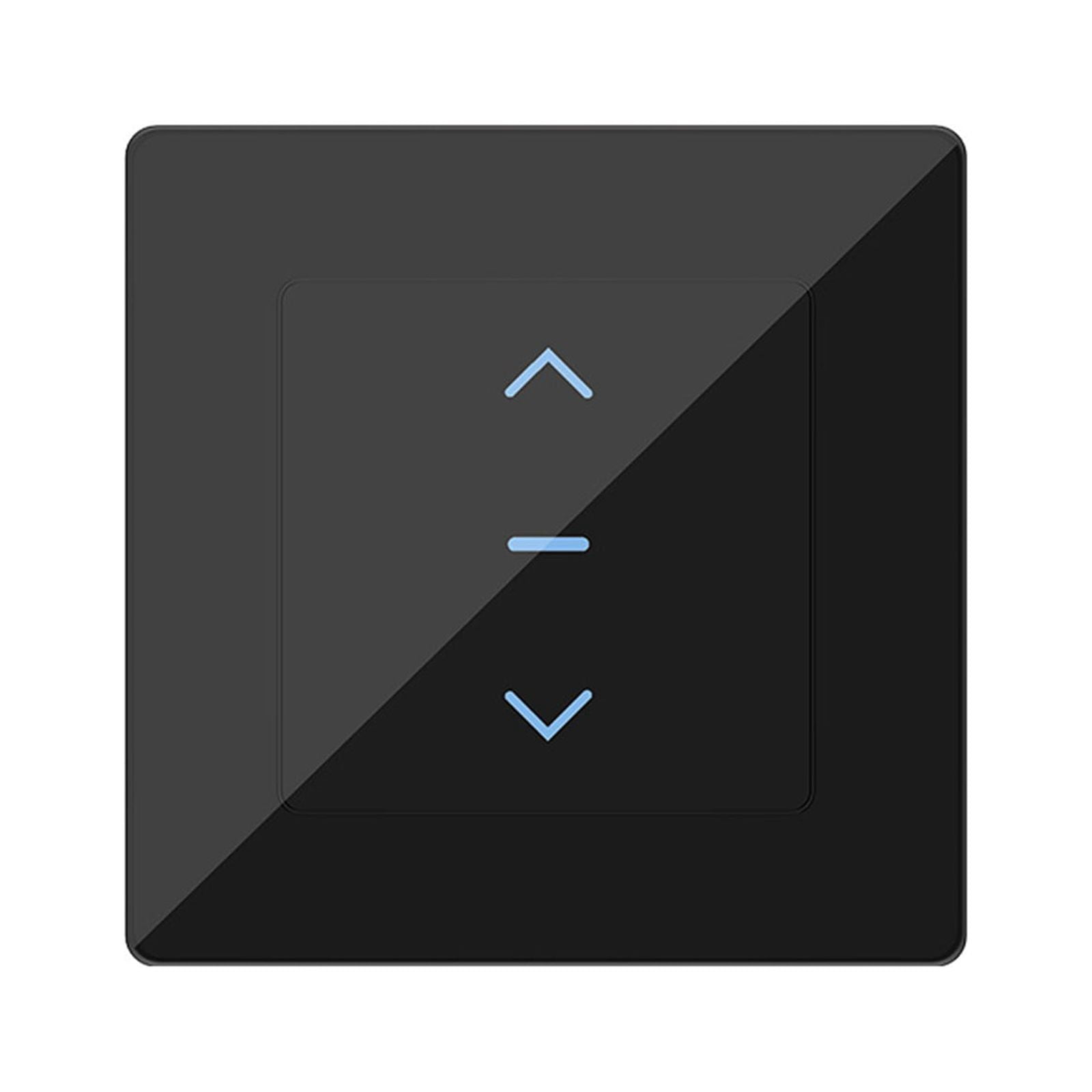 MYG Interrupteur Intelligent Wi-Fi pour Volets Roulants et Stores avec Minuterie, Protection contre les Surcharges, Contrôle de Planification Personnalisé, Contrôle par Application, Temps de Réponse Rapide, Noir