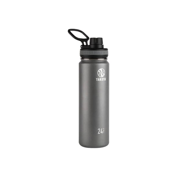Takeya Originals - Thermal bottle - Size 3.03 in x 3.31 in - Height 10.6 in - 23.7 fl.oz - graphite