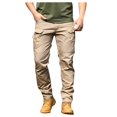 thumbnail image 1 of Men's Cargo Pants Overalls Outdoor Elastic Loose Soft for Spring and Autumn Season, 1 of 5