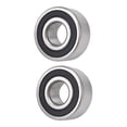 thumbnail image 4 of 2Pcs Double Row Ball Bearing Steel Ball Bearings Double Shielded Flange For Planetary Reducer, 4 of 8