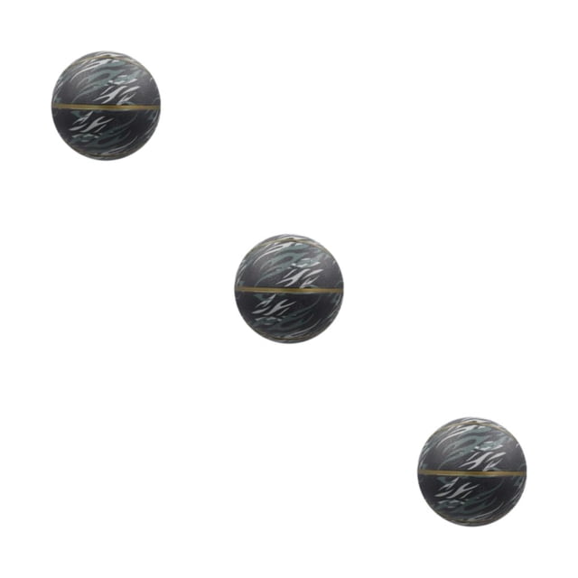 Transemion Elastic Unisex 7 Basketball Balanced Inner Pressure No Leakage PU Training Basketball Match Black- size 5 3Set