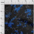 thumbnail image 2 of oneOone Cotton Cambric Blue Fabric Abstracts Fabric For Sewing Printed Craft Fabric By The Yard 56 Inch Wide, 2 of 4