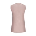 thumbnail image 4 of Timegard Womens Tank Tops Eyelet V Neck Button Slim Fitting Sleeveless Tops Casual Summer Beach Vacation, 4 of 5