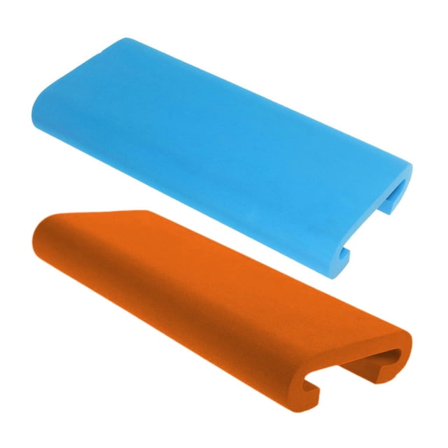 Almencla 2 Pcs Coussins de Bateau Dragon Sièges de Pagaie pour Machine à Ramer Extérieure Garage Bleu et Orange