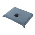 thumbnail image 3 of 1 Piece Half Massage Table Cover Cosmetic Bed Face Hole Towel 50x70cm Navy Blue, 3 of 7