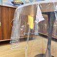 thumbnail image 3 of Outdoor Table Cover,Transparent Round Table Cover Protector, Plastic Table Skirt for Party and Dining, 3 of 7