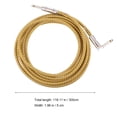 thumbnail image 4 of KAKOWELY 6.35mm Guitar Instrument Cable Right Angle Cable Electric Instrument Bass Cable,118.11X"X1.97"X0.2", 4 of 4