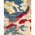 thumbnail image 1 of Ahgly Company Indoor Rectangle Abstract Purple Abstract Area Rugs, 8' x 12', 1 of 6