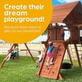 thumbnail image 1 of 2X Swing Sets for Backyard-Set Includes 18Inch Trapeze Swing Bar & 48Inch Heavy Duty Chain with Locking Carabiners Green, 1 of 6