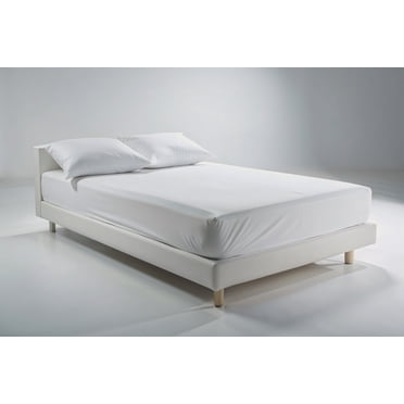 Nola Home Palais Collection Fitted Sheet White 300 TC Combed Cotton Queen