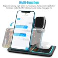 thumbnail image 3 of Wireless Charger, 3 in 1 Wireless Charging Pad, Qi 15W, 3 of 5