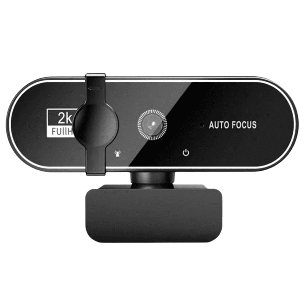 Webcam Video Camera Autofocus Streaming Web Cam with Microphone Full HD Webcams for PC Computer Laptop 2K,1 x Webcam,Black