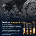thumbnail image 4 of JDMSPEED New Gold Full Set Coilover Strut Shock Springs Suspension Replacement For Honda Civic EK 1996-00, 4 of 4
