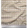 thumbnail image 1 of Soimoi Poly Georgette Fabric Traditional Kilim Print Fabric by Yard 42 Inch Wide, 1 of 3
