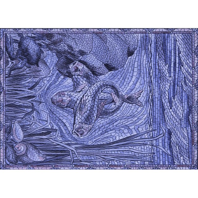 Ahgly Company Tapis d'Intérieur Rectangulaire Transitionnel Bleu Ciel Lavable à la Machine, 4 Pieds x 6 Pieds