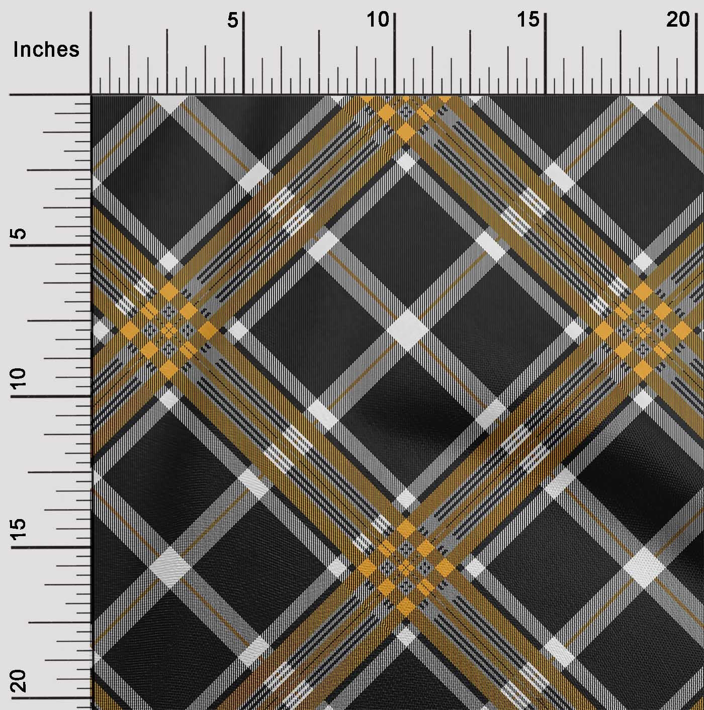oneOone Viscose Chiffon Fabric Tartan Check Decor Fabric Printed BTY 42 Inch Wide