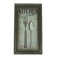thumbnail image 1 of Kitchen Cafe Spoon and Fork Wood Frame Wall Decor, 1 of 3
