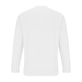 thumbnail image 4 of Yuyuzo Sweatshirts pour Men Manches Longues Quart Bouton Décontracté Col Rond Couleur Unie Texturé Pullover Tops, 4 of 6