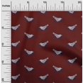 thumbnail image 1 of oneOone Cotton Poplin Fabric Branch & Bird Block Printed Fabric 1 Yard 56 Inch Wide, 1 of 4