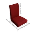 thumbnail image 3 of Thickened Universal Chair Cover, Elastic Dining Chair Protector for Household & Hotel Use, Easy to Clean, Conjoined Sleeve Design for Secure Fit & Improved Efficiency, 3 of 3