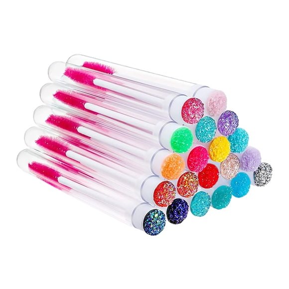 20Pcs Eyelash Brush Tubes Mascara Bottles Eyelash Tubes Mascara Wands with Tubes