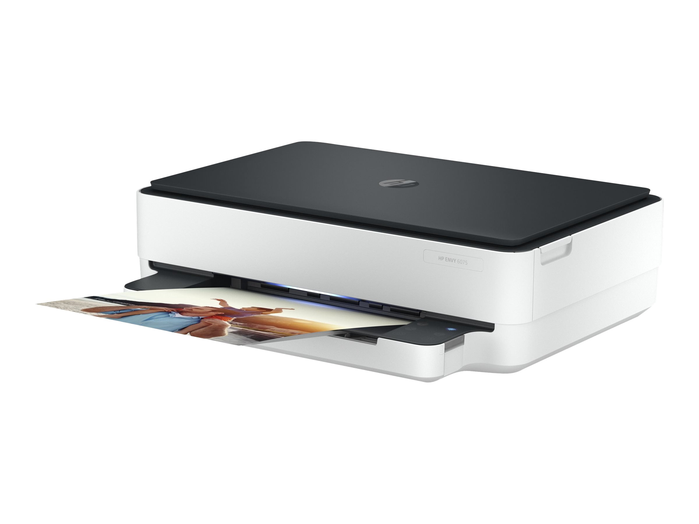 HP ENVY 6075 All-In-One - Multifunction printer - color - ink-jet - 8.5 in x 11.7 in (original) - A4/Letter (media) - up to 8 ppm (copying) - up to 10 ppm (printing) - 100 sheets - USB 2.0, Wi-Fi(ac) - HP Instant Ink eligible