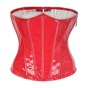 Costumes Cosplay pour Festivals de la Bière et Halloween Dames Courtes en Cuir PU Design Corset Lacé Polyvalent Mode pour Toutes les Saisons
