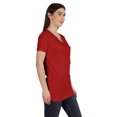 thumbnail image 2 of Inkmeso Haut à Encolure Fendue Long pour Femmes T-Shirt Basique en Coton avec Poche Patch Legging Haut, 2 of 7