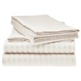 thumbnail image 1 of ELAINE KAREN 1800 Series - Soft Brushed Microfiber - Striped QUEEN Bed Sheet Set, Cream, 1 of 1