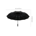 thumbnail image 3 of TopLLC 60 Rib Folding Umbrella For Sunny And Rainy Days Fully Automatic Umbrella Large Reinforced Plastic Sunshade And Sun Protection Umbrella Folding fabric rain gear, 3 of 6