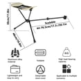 thumbnail image 4 of EASTIN Repose-Pieds de Chaise de Camping 30 Pouces Portable Pliant Jambe Repose-Pieds de Camping Amovible Repose-Pieds de Camping Rétractable Repose-Pieds de Chaise d'Extérieur Repose-Pieds Imperméable pour Camping Voyage Randonnée, 4 of 9