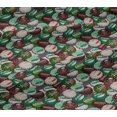 thumbnail image 5 of oneOone Coton Jersey Brun Chocolat Tissu Rétro Bouteille Soda Craft Projets Décor Tissu Imprimé par la Cour 58 Pouces Large-R2, 5 of 5