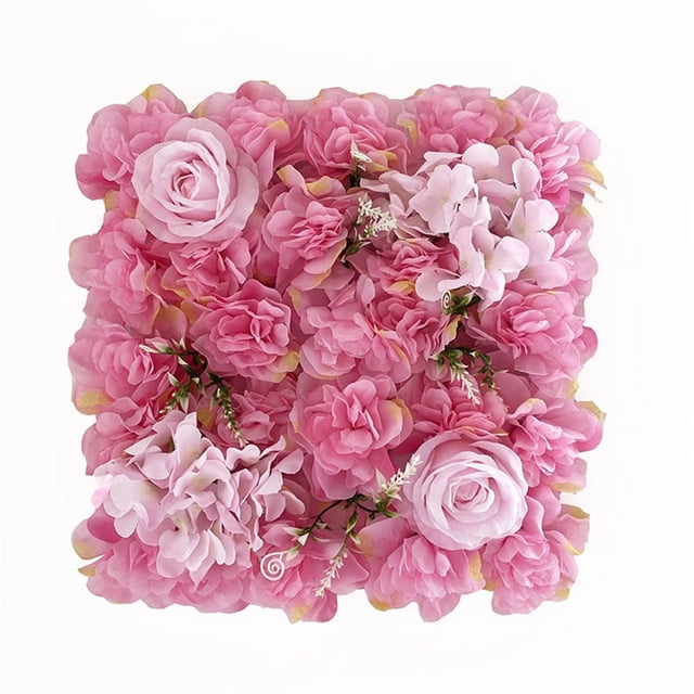 Flower Wall, Flower Panels, Artificial Flower Wall Panels, Wall Flowers Wall Decor, Artificial Flower Wall Wedding Decoration Artificial Flowers Rose Wall Flowers Wedding Flower for Multi-Scene Decor