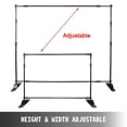 thumbnail image 4 of VEVOR 8X8ft - 10x8ft Backdrop Banner Stand Newest Step and Repeat for Trade Show Wall Exhibitor Photo Booth Background Adjustable Telescopic Height and Width, 4 of 9