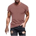 thumbnail image 1 of Vente de Chemises pour Hommes en Liquidation! T-Shirt pour Homme à Manches Courtes, Col Rond, T-Shirt Décontracté d'Été Classique Basique, Tee-Shirts, 1 of 6