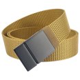 thumbnail image 2 of Three Generations Of Metal Plate Buckle Casual Men'S Belt Durable Nylon Belt, 2 of 4