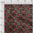 thumbnail image 1 of oneOone Cotton Poplin Fabric Leaves & Floral Block Print Sewing Fabric BTY 56 Inch Wide, 1 of 4
