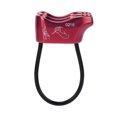 thumbnail image 4 of ATC Rappelling Descender, Double Rope Hole V Shaped Friction Groove Belay And Rappel Device Aluminum  Alloy  For Cave Expansion Sky Blue,Orange,Wine Red, 4 of 8