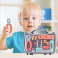thumbnail image 2 of 13 Piece Tool Box Playset With Screwdriver And Pliers For Kids Engineer Role Play, 2 of 6